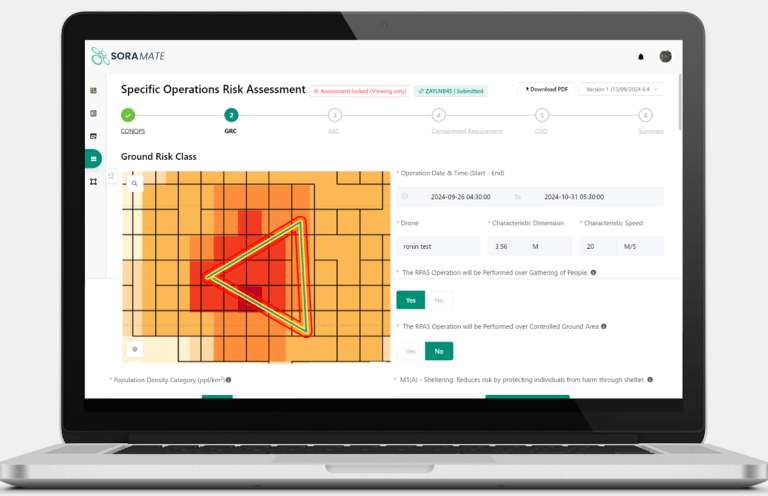 Automated Risk Assessment Tool SORA Mate