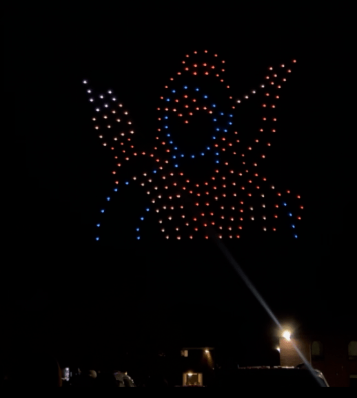 Diwali drone light show Illumin